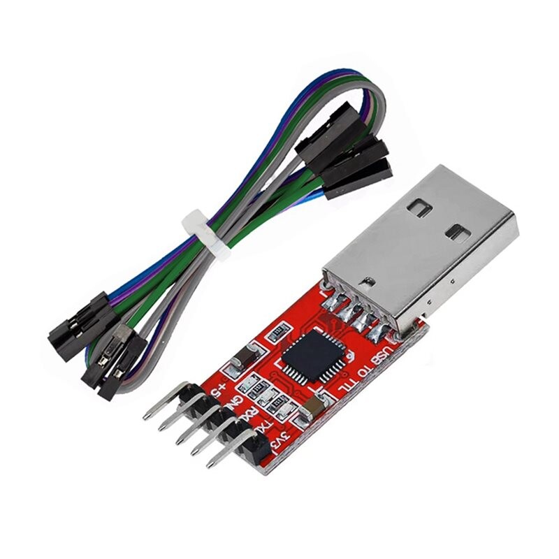 6 Pcs CP2102 USB 2.0 to TTL 5-Pin Serial Adapter USB to TTL Serial ...