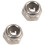 250pcs M2 Zinc Plated Self-Locking Nylon Insert Hex Lock Nuts 5
