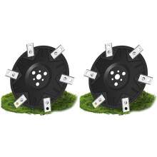 2X Blade Disc 6pcs Replacement Blade for Landroid Mower Robots, Blade M700 M500 WR167E WR141E Mower Robot Blade