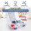 4X Molecular Model Kit, Organic Molecular Chemistry Set, Atom Element Model Kit for Lessons , Structures Building Kit 6