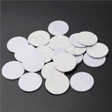 100 PCS Ntag215 Tags NFC Coin Cards, Blank Rewritable PVC NFC 215 Tag Round 25mm / 1 Inch RFID NFC Card
