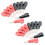 20 Sets Retractable Sheath 4mm Banana Plug Connectors Stackable Wire Solder Multimeter Test Leads Ends Plugs Adapter 1