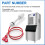 2X Ice Harvest Float , Ice Thickness Float  for Manitowoc Ice Maker UD0140A UY0140AE UY0310W Models 3