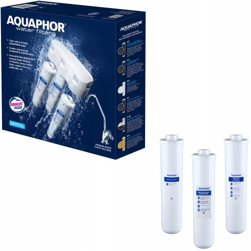 Aquaphor Aquaphor Crystal A vandfilter til undervask + patronsæt