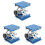3X 4Inch Laboratory Jack Scissor Lift Platform / Foldable Lifting Table Pad Height Control Ideal for Working,Physical 2