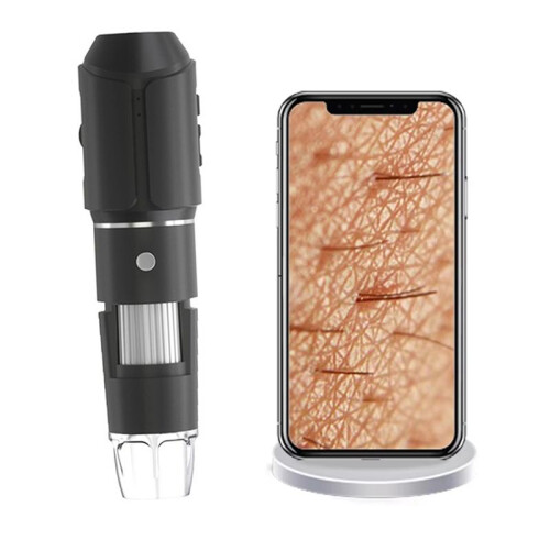 3pcs Digital Microscope WiFi Pocket Handheld USB Microscopes 50x-1000x Zoom Fixed Focus HD Magnifier for Android Black 1
