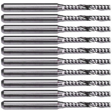10X Broca de Fresado en Espiral de Carburo Simple de 2 Mm X 15 Mm Broca CNC