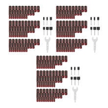900 Pieces Sanding Band Sleeves (80 /120 /240 ) + 18 Pieces Drum Mandrels (2.35mm/3.17mm)+ 3 Combination Wrench