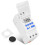 2X Programmable Digital   Relay Timer Control AC 220V 16A Din Rail Mount TM919A Timer 2