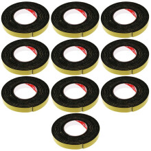 10X 5 M Schwarzes Einseitiges Selbstklebendes Schaumband Geschlossenes Zelle 20mm Breites x 3mm Starkes