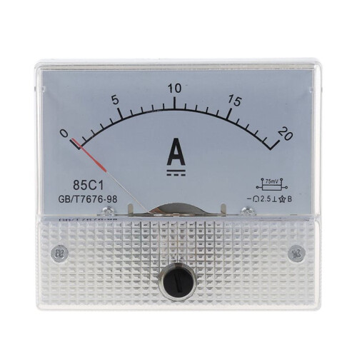 6X New 20A Analog Ampere Panel Meter Current Amp 2