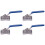 4X 1/2 inch Stainless Steel Internal Thread Lever Handle  Valve 1