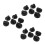 18 PCS Kitchen Black Plastic Gas Stove Cooker Control Knobs 1