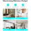 4pcs Humidifier Replacement Filter for Canopy Bedside and Nursery Humidifier, Humidifier Wicking Filter 5
