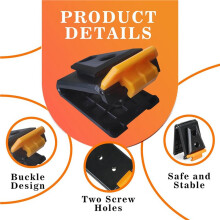 3X ABS Waist Buckle Quick Attach Compatible Waist-Bag Clip Replacement Tool Belt Professional Use