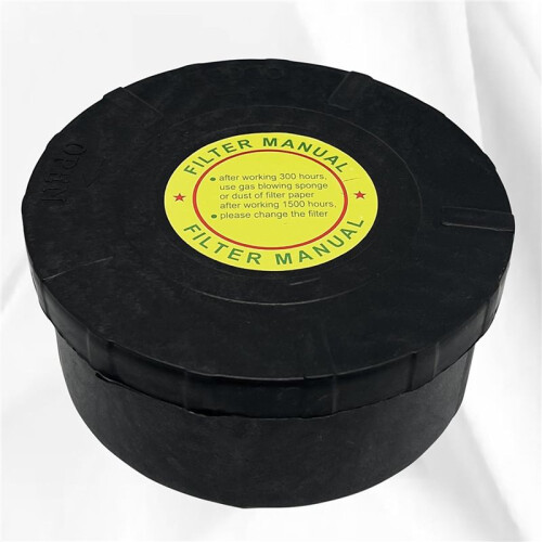 3pcs 25mm/1Inch Air Compressor Noise Reducer Silence Filter,Plastic Shell Round Muffler Filter 1