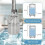 2pcs 3/4Inch Top Water Inlet Floating  Valve, Fully Automatic Water Level Control Float Valve,  Float Valve 6