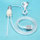 2X DIY Large Flow Electric Wine Pump USB Interface Pump  Dosing Pump Electric Water Pump Suction Device 2M 3