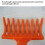 5X Olive Rake Heads 9-Tooth Rake Multipurpose Plastic Shovel Rake Olive Picking Rake Inner Diameter 2.5cm 5