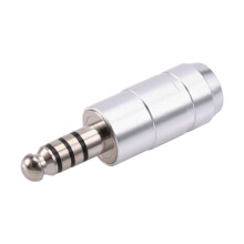 2X Replacement Helicopter Headset Plug Adapter U-174/U Assemble Type for  David Clark Helicopter Headset Silver