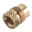300Pcs M3 Thread Knurled Brass Threaded Heat Set Heat Resistant Insert Embedment Nut for 3D Printer 7
