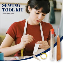 Set di 62 Strumenti per Cucire, Set di Aghi In Acciaio con Cruna , Kit di Aghi per Quilting e Cucito Fatti A Mano per Cucito DIY