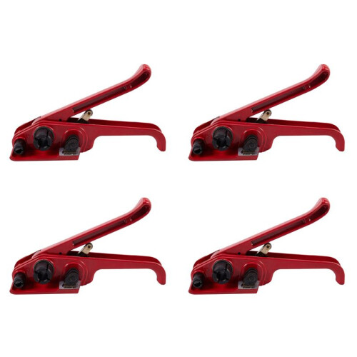 4X Plastic Belt Tensioner Pet Plastic Strapping Machine Baler Manual Tensioner Plastical Pack Hand Tools Handpack Tools