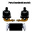 Left Hall Electromagnetic 3D Analog Joystick Module for PS5 PS Portal Hall Effect Joystick Thumb Grip Joystick 5