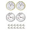 8Pcs Clock Parts for Clock Resin Mold,Clock Pieces for Clock Epoxy Casting Resin Mold 2