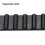 3X 142XL Rubber Timing Belt Synchronous Closed Loop Timing Belt Pulleys 10mm Width 5