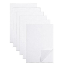 24 Sheets of Sticky Water Soluble Embroidery Stabilizer, Dissolvable Printing Paper Wash for Printed Embroidery