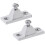 6 Pieces Marine Deck Hinge Boat Bimini Top Fitting Hardware 2