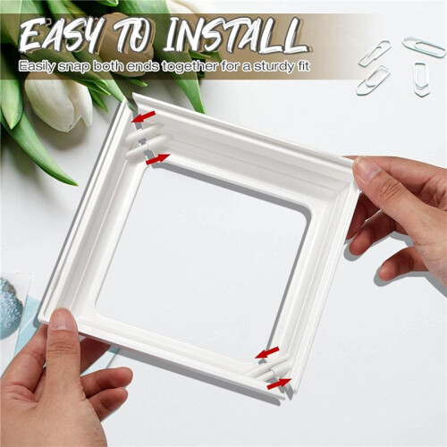 Saia de Poste de Vinil 4x4 Polegadas - Acabamento de Cobertura de Base de Poste Branco para Postes de Madeira e Vinil, Coluna de Deck e Varanda, 1