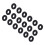 600 Stuks O-Ring in Nitrilrubber 6 X 2 mm 8