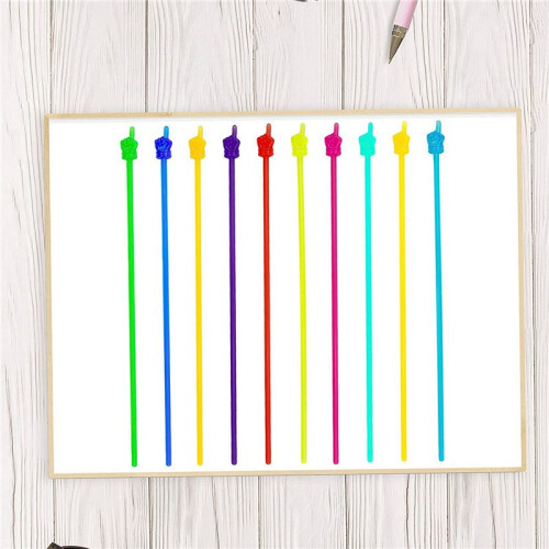 20 PCS  Hand Pointers Teachers Pointer Classroom and Presentation Finger Pointer Resin Finger Pointers Stick 2