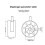 2pcs 0.5-7.5mm Manual Aperture Adjustable Mechanical Iris Diaphragm Iris Diaphragm for Digital Camera Iris SK7.5 4