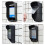2X Waterproof Rain Protector Outdoor Rainproof Cover Protection Access Control Keypad Doorbell Card Reader Sun Shell 5