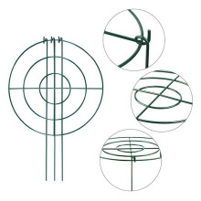 9 Sets Peony Support Cage, Grow Through Hoops Grids with 4pcs Legs,Plant Support Brace,Flower Strong Support Ring