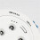 4X Notleuchte mit 4 LEDs, Eingebauter Lithiumbatterie, Deckenleuchte 5