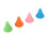 120 Pieces Multi-Colored Needle Point Stoppers Needle Point Protectors Needles Knitting with Plastic Box, 2 Sizes 5