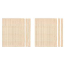 60 Stuks Verfroerstokjes, 12 Inch Houten Verfroerders voor Mengen, Verfstokjes voor Bibliotheekmarkeringen of Plantenlabels
