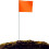 100Pack Marking Flags, Orange Yard Flags 15x4x5Inch,  Flags, Lawn Flags Markers, Irrigation Flags, Landscape Flags 3