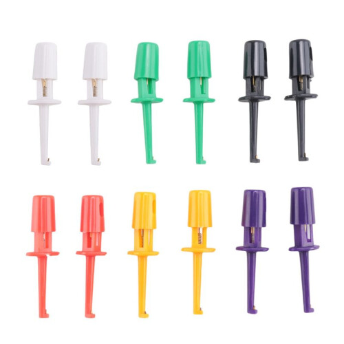 6-Color 24-Piece Test Probe Hook  IC Test Hook Suitable for Multimeter SMT SMD Wire Kit 2