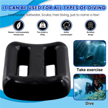Dive Weights for Scuba Diving Weight Belt Coated Lead Diving Weights Coated Dive Weights, Dive Belt Weights 1500g Black