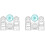 8 Pcs Multifunctional Geometric Ruler Drawing Tools Plastic Ruler Set Mathematics Measuring Circle Drawing Rulers 1