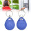 150Pcs 125 Khz Proximity ID Card RFID Keyfob Access Control Key for Door Entry Access Control System TK4100 9