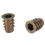 100 Pieces M6x 15mm Hexagon Socket Screw Thread Insert Nut for Wood 8