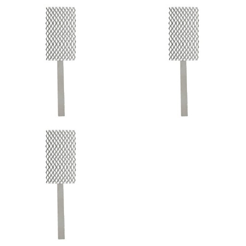 3pcs 6 X 15cm Mesh Platinized Titanium Anode Rhodium Jewelry Plating Plater Tools 1