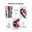 Bit Holder Keychain, 15Pcs 1/4 Hex Shank Impact Drill Bit Keychain Quick Change Connect Holder Drill Screw Adapter 3