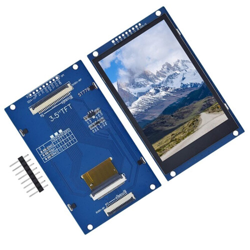 2X Módulo de Tela Sensível Ao Toque TFT de 3,5 Polegadas, Display LCD Shield 480x320, Painel de Display TFT LCD SPI 2